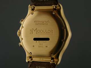 Ebel 1911 Le Modular Chronograph Ref E8137241 18K Solid Gold $10,000 