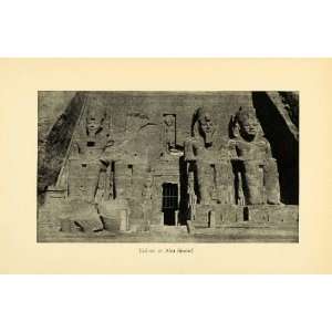  1931 Print Abu Simbel Temple Statues Ancient Egyptian 