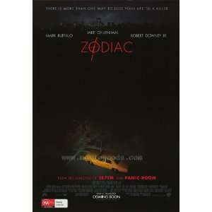  Zodiac (2007) 27 x 40 Movie Poster Style E