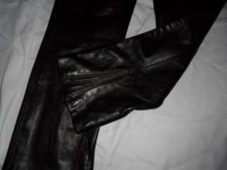 NWT $2580 Alexander MCQueen leather pant 44 8/10 MED  