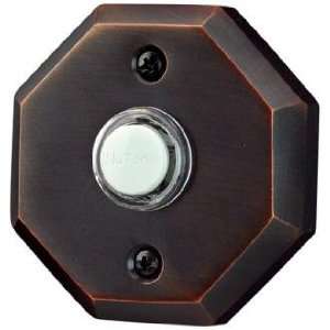  Oil Rubbed Bronze Wired Push Button Doorbell