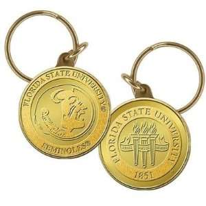  Florida State University Bronze Coin Keychain Everything 