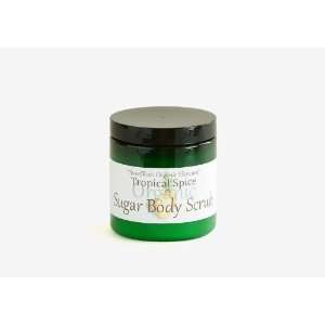 Organic Sugar Body Scrub Tropical Spice  8oz