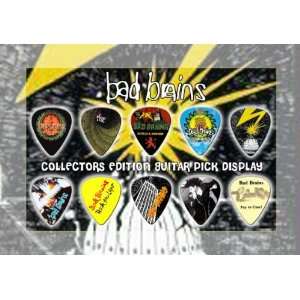  Bad Brains Premium Celluloid Guitar Picks Display A5 Sized 