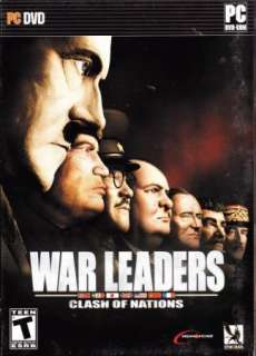 War Leaders Clash of Nations PC DVD WWII strategy game  