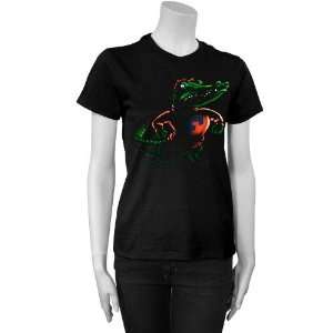  Florida Gators Black Ladies Blacked Out T shirt