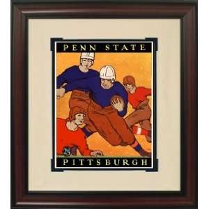  1927 Penn State vs. Pitt Historic Football Program Cover 