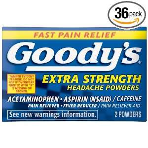  Goodys Extra Strength Headache Powder, 2 Count (Pack of 