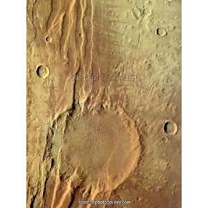 Martian crater, Acheron Fossae Framed Prints 