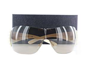 NEW Prada SPR 29L ZVA 6S1 Ivory / Brown Grad Sunglasses  