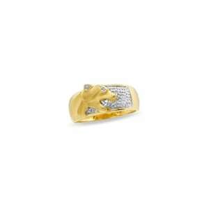 ZALES Mens Diamond Accent Satin Panther Ring in 10K Gold mens diamond 