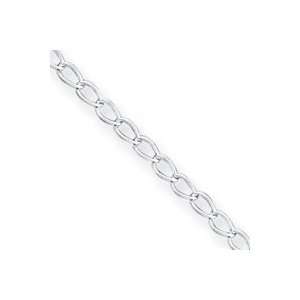 Sterling Silver 3.00mm Link Chain Necklace   16 Inch   Lobster Claw 