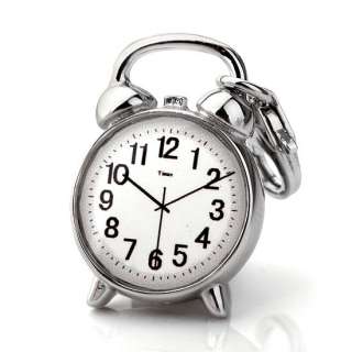 925 Sterling Silver Charm Pendant Alarm Clock  
