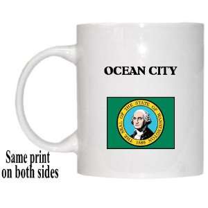  US State Flag   OCEAN CITY, Washington (WA) Mug 