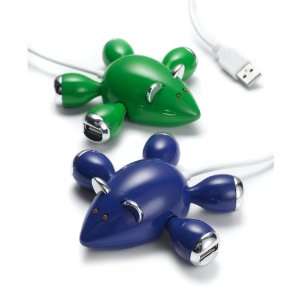 Lovely rabbit shaped USB deconcentrator with LED light, USB Cables,4 