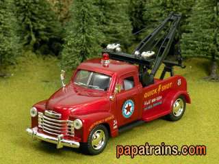 Die Cast 1953 Chevy 3100 Wrecker Tow Pickup Large O Scale 143 by 