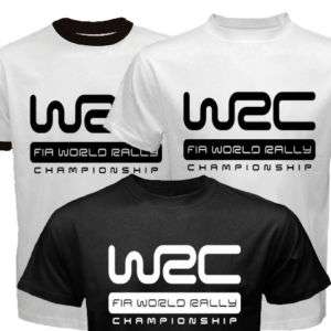 New WRC FIA World Rally Championship T shirt Logo S 3XL  