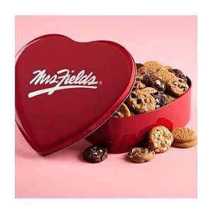 Mrs. Fields Valentines Day Heart Tin  Grocery & Gourmet 