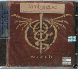 LAMB OF GOD, WRATH. FACTORY SEALED CD. In English.