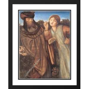  Burne Jones, Edward 28x36 Framed and Double Matted King 