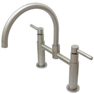   PKS8178DLLS 8 inch center bridge kitchen faucet