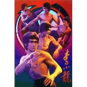  Bruce Lee Collage Poster Print