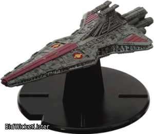 you are bidding on star wars miniatures starship battles venator