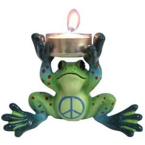  HANDS UP FROG TEALIGHT