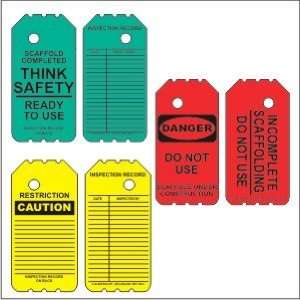 com Scaffold Tag Kit  6 Disposable Tags  10 Red Tags, 10 Green Tags 