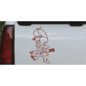  Elmer Fudd Hunting Cartoons Car Window Wall Laptop Decal 