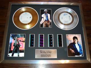 MICHAEL JACKSON AWESOME THIS IS IT FRAMED DISPLAY WOW  