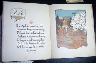 All the Year Round James Whitcomb Riley Plates Gustave Baumann  