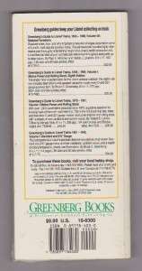 1996 Greenbergs Pocket Price Guide Lionel Trains  