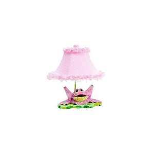    Sweet Pink Leap Frog Lamp by Just Too Cute