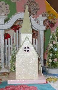 Although this church is made for Easter with its trees decorated with 