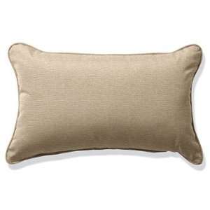  Outdoor Outdoor Lumbar Pillow in Rumor Off White   24 x 