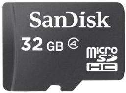 SanDisk 32GB microSD microSDHC micro SDHC SD Card *Bulk C4 + R10w 