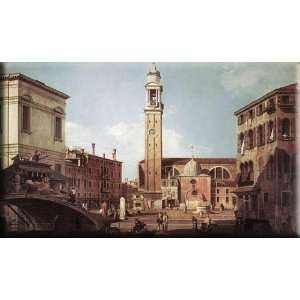   Santi Apostoli 30x18 Streched Canvas Art by Canaletto