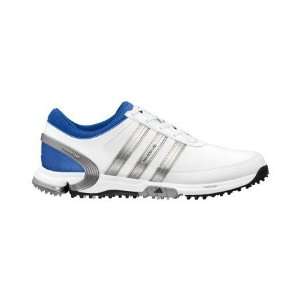  Adidas Traxion Lite FM Golf Shoes White/Sat/Silver M 8 