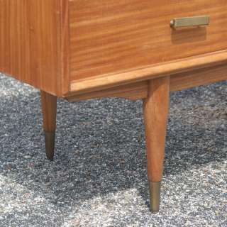 5ft Vintage Wood Cabinet Nine Drawer Dresser  