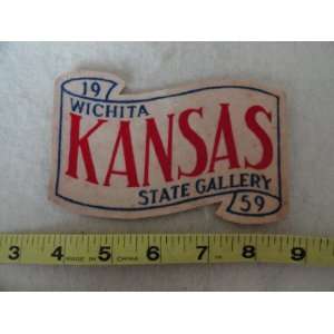  1959 Wichita Kansas State Gallery Patch 