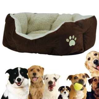 New Luxury warm round unique soft Pet dog cat puppy bed small  