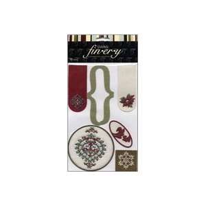  Yuletide Finery Small Elaborate Adornments  2 Pack 