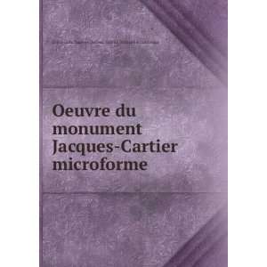  Oeuvre du monument Jacques Cartier microforme Cercle 