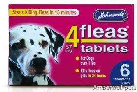 Johnsons 4Fleas 4 fleas flea treatment tablets for dogs and puppies 3 