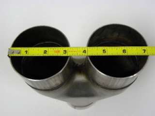   100% T304 Stainless Universal High Performance 3 Inch Y Pipe