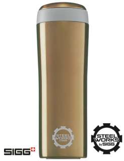 SIGG Thermo Becher 0,25 L Coffee to go STEELWORKS Gold Edelstahl 