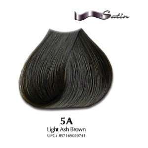  5A Light Ash Brown   Satin Hair Color with Aloe Vera Base 