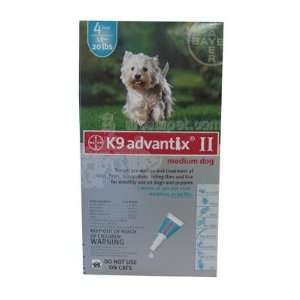  Bayer Advantix II Dog 11 20 lb 4 pack