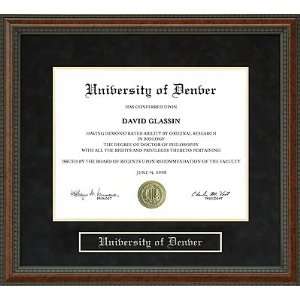 University of Denver (DU) Diploma Frame